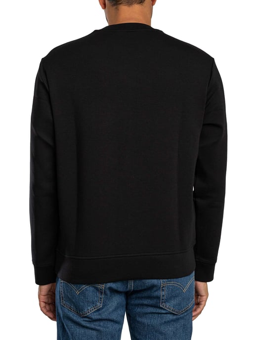 Armani Exchange Sudadera Con Logo Gráfico, Negro - Image 3