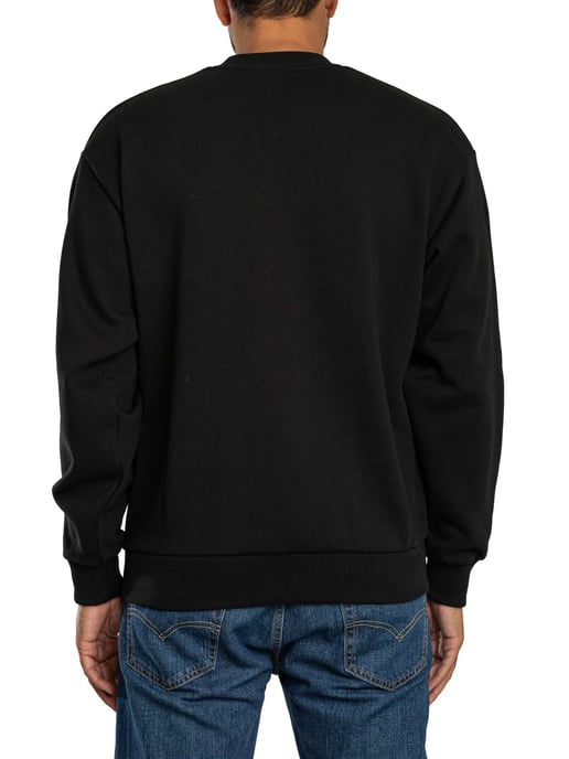 Lacoste Sudadera De Felpa De Algodón, Negro - Image 3