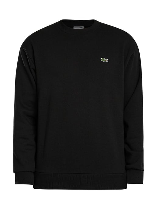 Lacoste Sudadera De Felpa De Algodón, Negro - Image 5