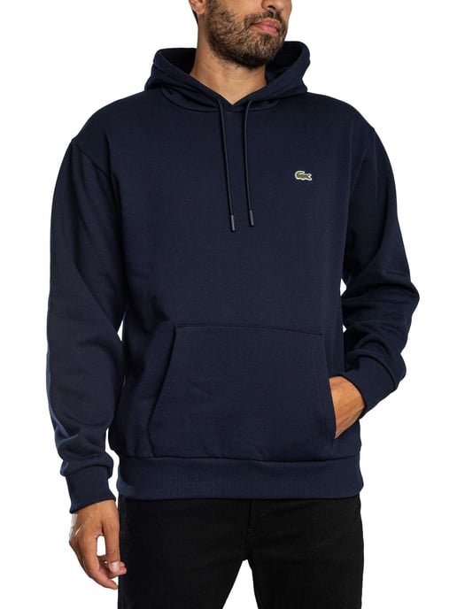 Lacoste Sudadera Con Capucha De Logo, Azul - Image 1