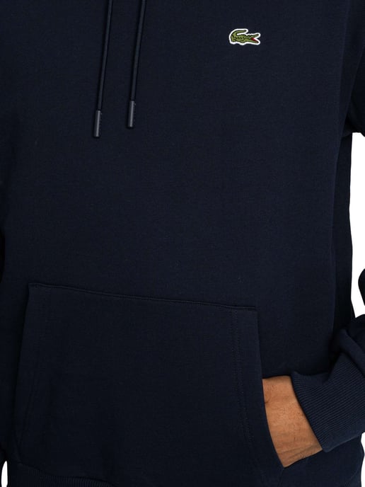 Lacoste Sudadera Con Capucha De Logo, Azul - Image 4