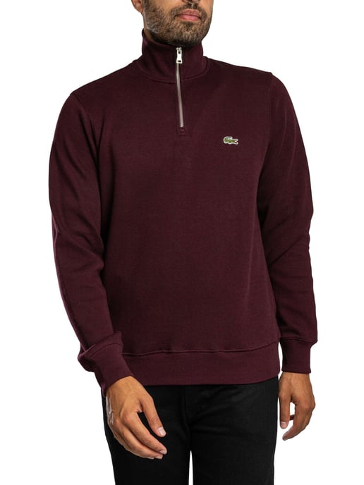 Lacoste Sudadera De Cuello Alto Con Tejido Interlock, Rojo - Image 2