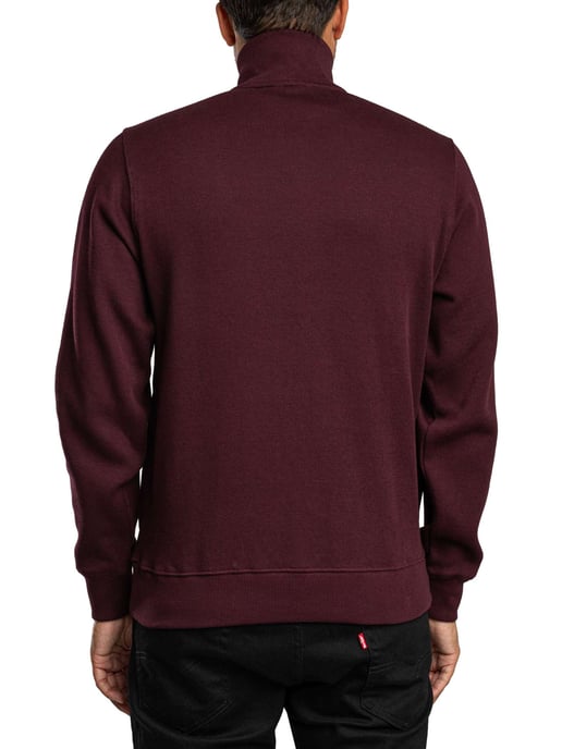 Lacoste Sudadera De Cuello Alto Con Tejido Interlock, Rojo - Image 3
