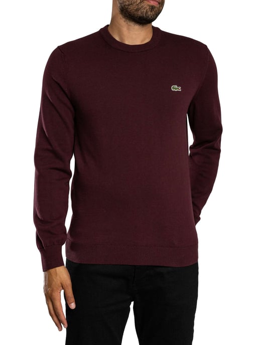 Lacoste Jersey De Punto Con Logo, Rojo - Image 1