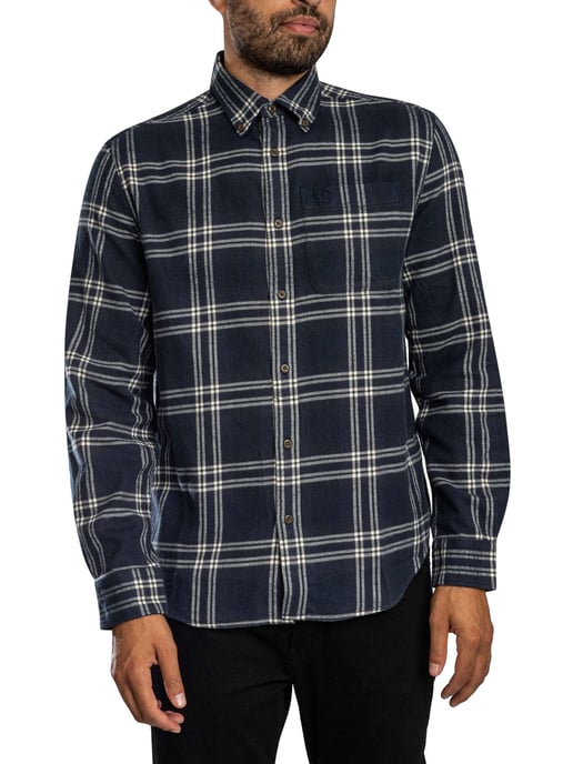 Superdry Camisa De Leñador De Algodón, Azul - Image 2