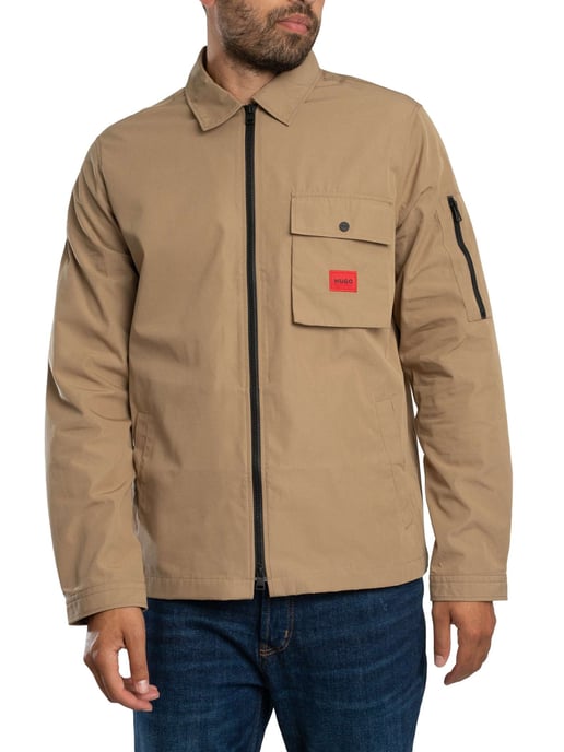 HUGO Sobrecamisa Emmond, Marrón - Image 3
