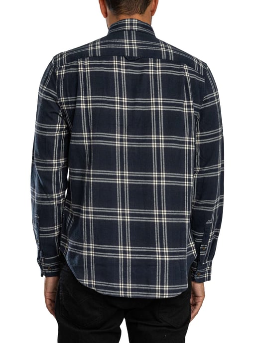 Superdry Camisa De Leñador De Algodón, Azul - Image 3