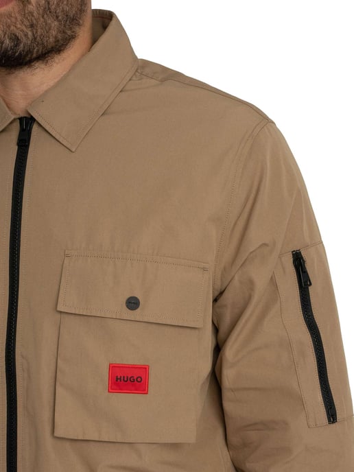 HUGO Sobrecamisa Emmond, Marrón - Image 5