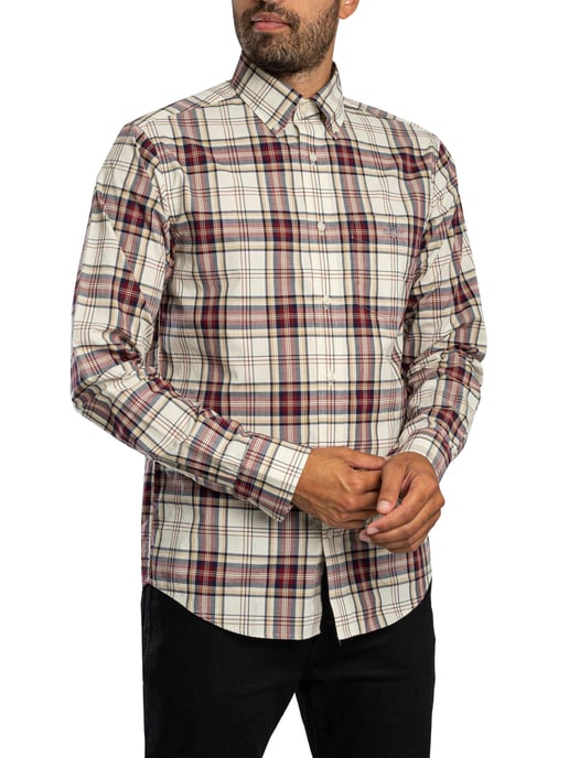 GANT Camisa De Cuadros De Popelina Regular, Multicolor - Image 2