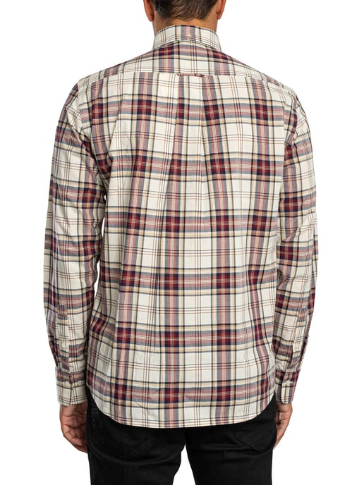 GANT Camisa De Cuadros De Popelina Regular, Multicolor - Image 3