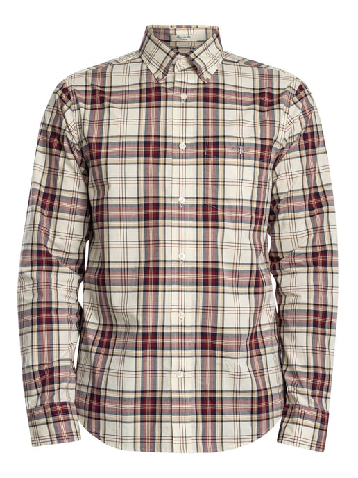 GANT Camisa De Cuadros De Popelina Regular, Multicolor - Image 6