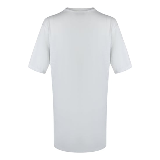 Camiseta Blanca Extragrande Con Logo De Caja Grande De Love Moschino - Image 3