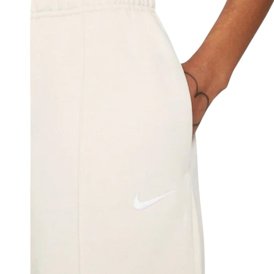 Pantalones Nike Sportswear Essential De Felpa Blanca - Image 4