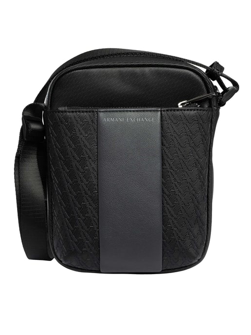 Armani Exchange Bolso Bandolera De Marca, Negro - Image 1