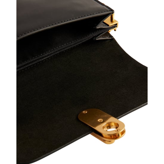 Bolso Bandolera Pequeño Ted Baker Kkaysa De Piel Negra Pulida - Image 3