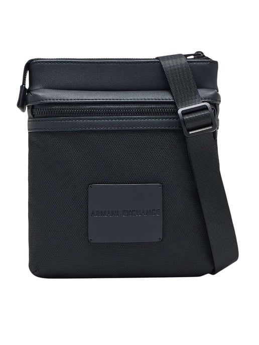 Armani Exchange Bolso Bandolera Con Logo, Negro - Image 1