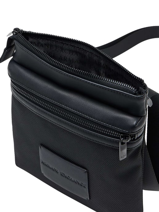 Armani Exchange Bolso Bandolera Con Logo, Negro - Image 4