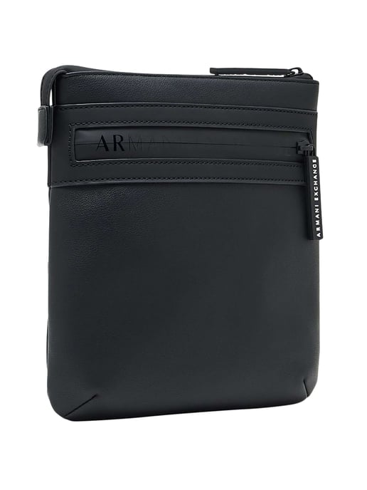 Armani Exchange Bolso Bandolera Plano, Negro - Image 2