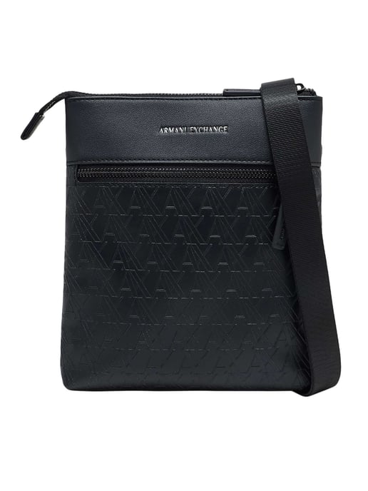 Armani Exchange Bolso Bandolera Plano, Negro - Image 1