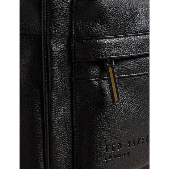 Mochila Negra Ted Baker Kaileb De Piel Sintética Con Correas - Image 3