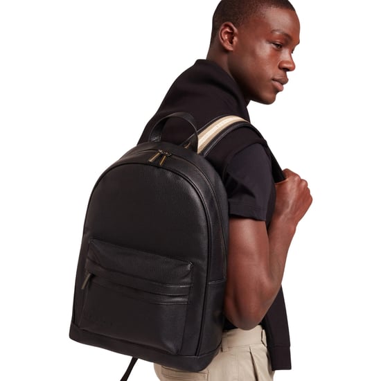 Mochila Negra Ted Baker Kaileb De Piel Sintética Con Correas - Image 5