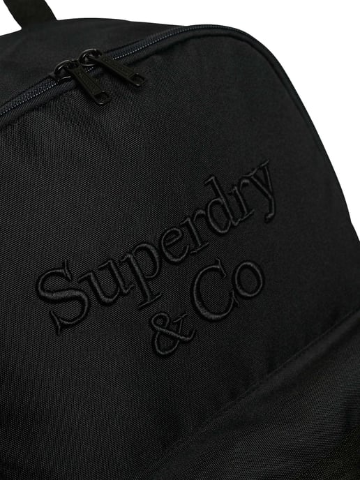 Superdry Mochila Con El Logotipo De La Empresa, Negro - Image 4