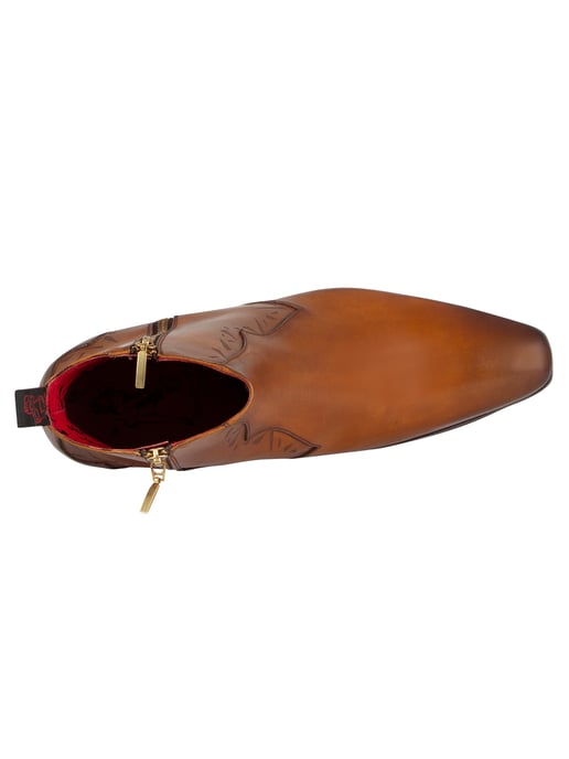 Jeffery West Botas De Cuero Carlito, Marrón - Image 6