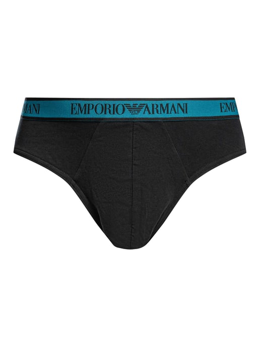 Emporio Armani Pack De 3 Calzoncillos De Algodón Elásticos, Negro - Image 5