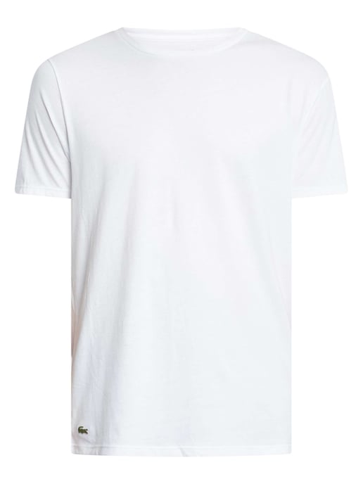Lacoste Pack De 3 Camisetas De Estar Por Casa Con Cuello Redondo, Blanco - Image 6