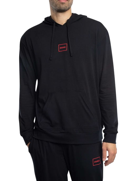 HUGO Sudadera Con Capucha Laze Lounge, Negro - Image 2