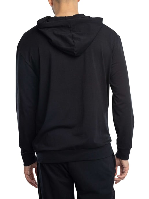 HUGO Sudadera Con Capucha Laze Lounge, Negro - Image 3