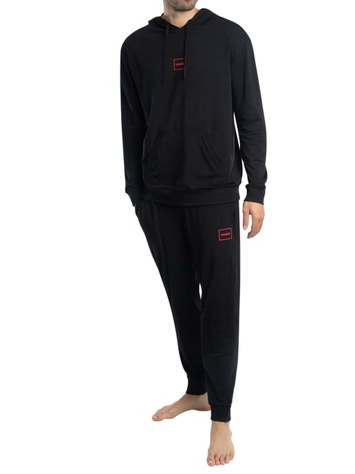 HUGO Sudadera Con Capucha Laze Lounge, Negro - Image 5