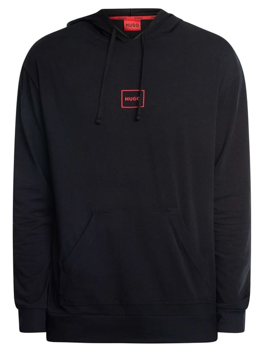 HUGO Sudadera Con Capucha Laze Lounge, Negro - Image 6