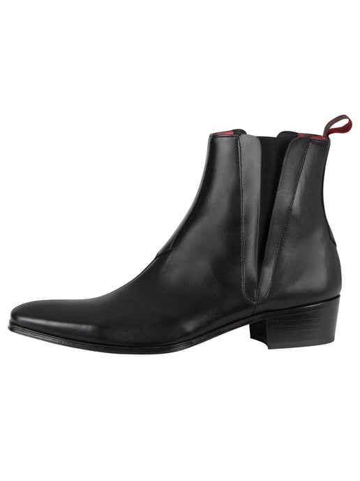 Jeffery West Botas De Cuero Carlito, Negro - Image 2