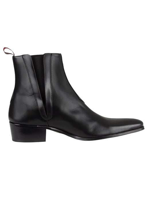 Jeffery West Botas De Cuero Carlito, Negro - Image 3