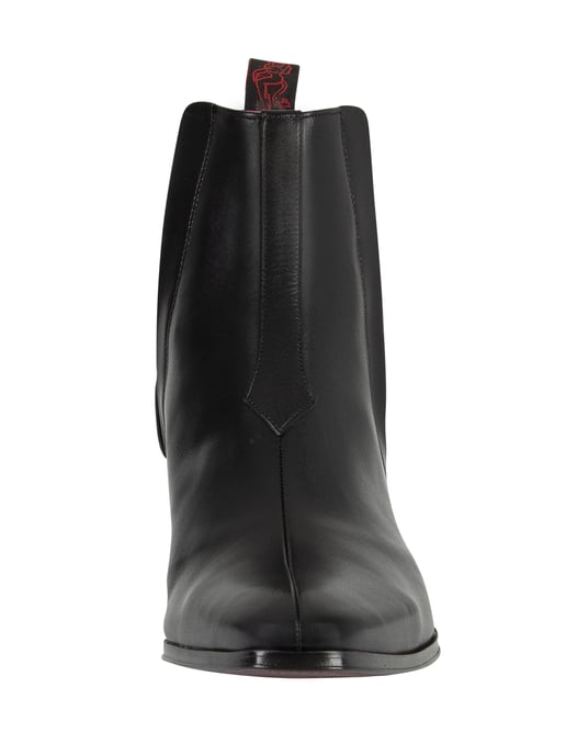 Jeffery West Botas De Cuero Carlito, Negro - Image 4