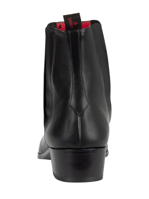 Jeffery West Botas De Cuero Carlito, Negro - Image 5
