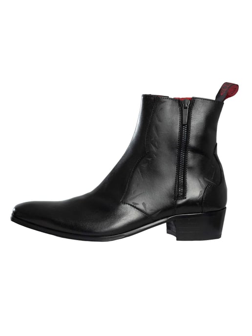 Jeffery West Botas Chelsea De Cuero Carlito, Negro - Image 2