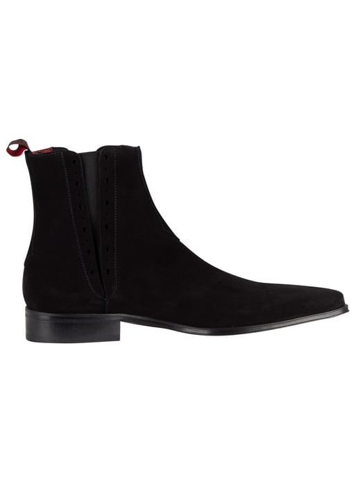 Jeffery West Botas De Gamuza, Negro - Image 3