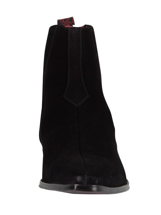 Jeffery West Botas De Gamuza, Negro - Image 4