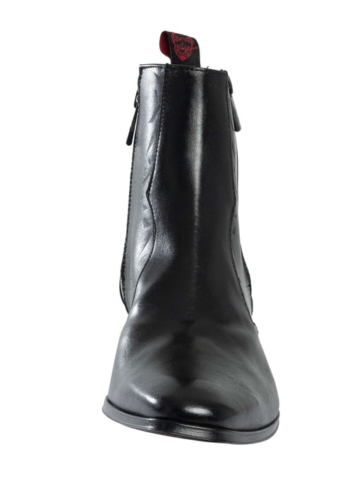 Jeffery West Botas Chelsea De Cuero Carlito, Negro - Image 4