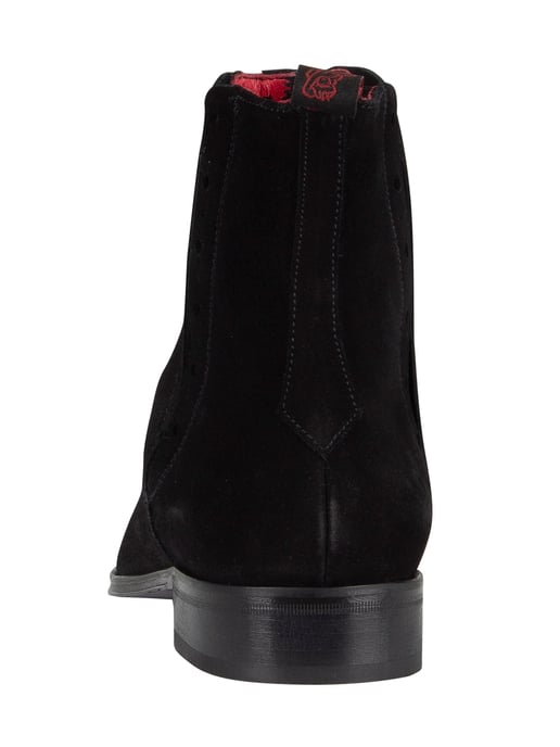 Jeffery West Botas De Gamuza, Negro - Image 5