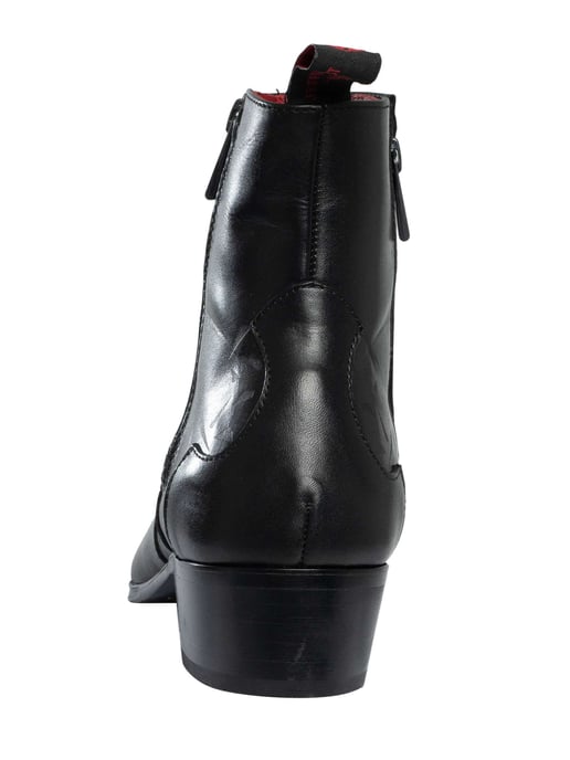 Jeffery West Botas Chelsea De Cuero Carlito, Negro - Image 5