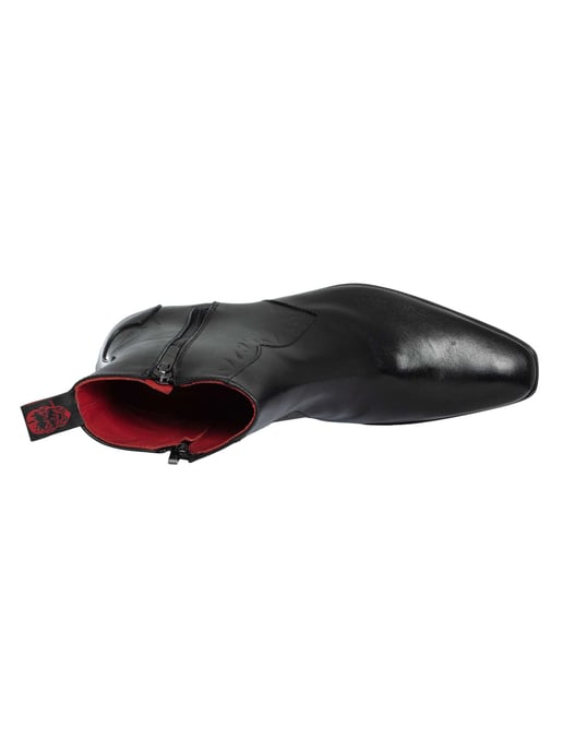 Jeffery West Botas Chelsea De Cuero Carlito, Negro - Image 6