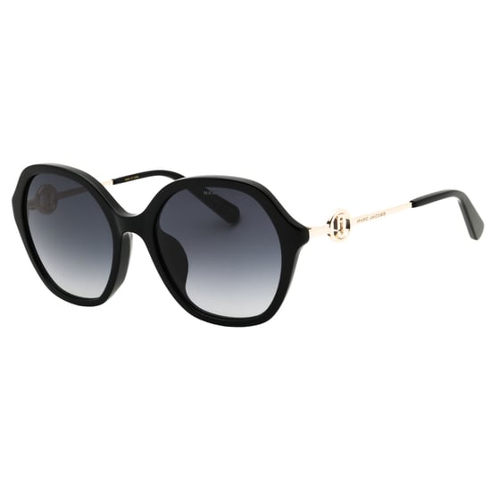 Gafas De Sol Negras Con Detalles Dorados De Marc Jacobs - Image 2