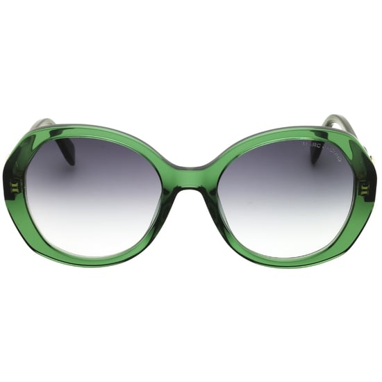 Gafas De Sol Marc Jacobs Con Montura Verde Y Detalles En Gris Y Azul Celeste - Image 1