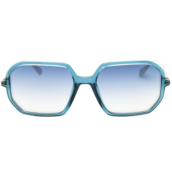 Gafas De Sol Max & Co Con Montura Turquesa Brillante Y Degradado Azul - Image 1