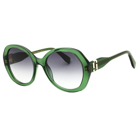 Gafas De Sol Marc Jacobs Con Montura Verde Y Detalles En Gris Y Azul Celeste - Image 2