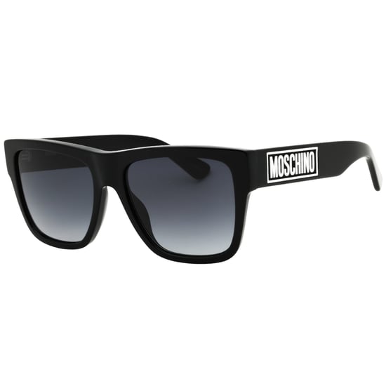 Gafas De Sol Negras Con Lentes Degradadas Grises De Moschino - Image 2