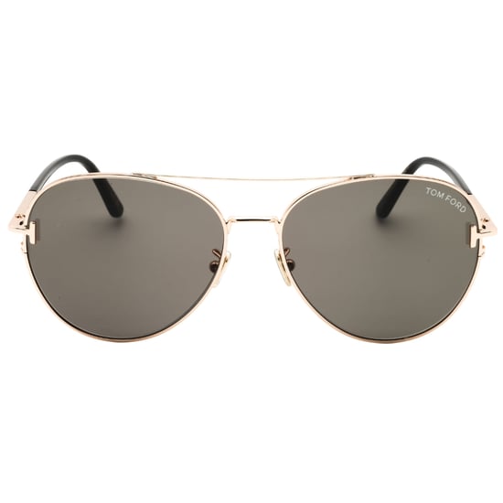 Gafas De Sol Tom Ford Con Lentes Ahumadas En Oro Rosa Brillante - Image 1